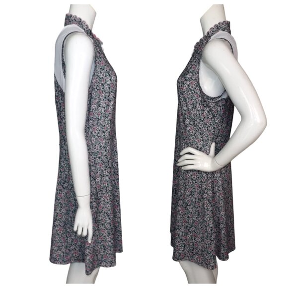 RLX RALPH LAUREN Dress, L, Blue/Pink Floral, Sleeveless, Zip Neck, Activewear - Picture 9 of 15